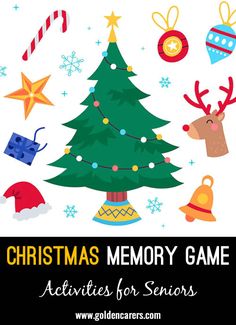 DIY Christmas Memory Game: This is a fun Christmas-themed memory game that anyone can create! Christmas Quiz, Activity Director, Lifestyle Ideas, Memory Game, Diy Activities, Diy Games, Games Images