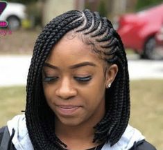 Short Cornrow Braids, Lemonade Cornrows, Short Summer Hairstyles, Knotless Box Braids Wig, Braids Faux Locs, Box Braids Wig, Lemonade Braids Hairstyles, Cornrows Braids For Black Women, Bob Braids Hairstyles