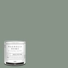 a can of gray paint with the words magnolia home on it's front and side