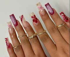 Eid Nails, Dope Jewelry Accessories, 2024 Nails, Long Square Acrylic Nails, Unique Acrylic Nails, Pretty Hands, Square Acrylic Nails, Chic Nails