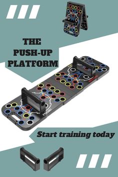 the push - up platform is designed to be used as a training station for children and adults