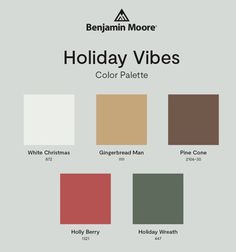 the color scheme for holiday vibes