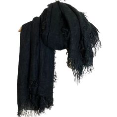 Renee's Nyc Accessories Scarves Women's Black Fringe Neck Warmer Oversize Rectangle Scarf One Size New Without Tag Soft, Warm Scarf In An Over Size Solid Pattern Design With Fringe Edges. A Lovey Winter Accessory To Complete Any Outfit. Perfect Holiday Gift For Women Of All Ages. Classic Style Fringe Scarf Soft Fabric Rectangle Scarf Materials: 100% Acrylic #Blackscarf #Womenscarf #Fringescarf Red Shawl, Red Chiffon, Scarf Material, Grey Scarf, Dressy Fashion, Over Size, Pink Scarves, Black Scarf, Fringe Scarf