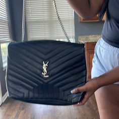 Black Large Ysl Bag Bags Ysl, Saint Laurent Bags, Yves Saint Laurent Bags, Ysl Bag, A Year, Limited Time, Yves Saint Laurent, Year Old, Saint Laurent