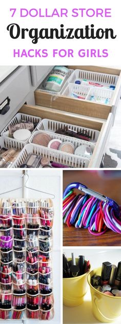 dollar store organization hacks for girls