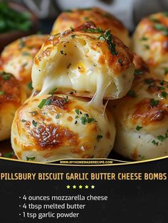 Pillsbury Biscuits, Ideas For Dinner, Grandma Cooking, Jamie Oliver Recipes, Butter Cheese, James Martin, Garlic Butter