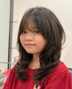 Haircut For Girls Medium Hair, Hair Cut Ideas Girls, Hảir Cut For Girls Kids, Haircut For Girls With Bangs, Haircuts For Girls With Straight Hair, Haircut Girls Medium, Haircuts For 12 Year Girl, Kids Haircuts For Girls Medium, Girls Haircut Long