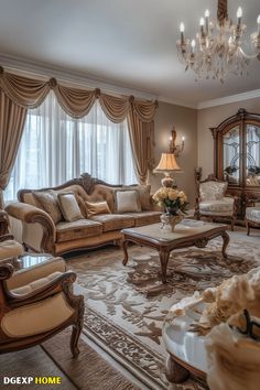 Cozy Art Nouveau living room nook with plush seating, elegant decor, and soft, neutral tones. French Country Family Room, Art Nouveau Living Room, Cozy Living Room Furniture, Room Nook, Lavish Living Room, Luxury Sofa Living Room, Cozy Art