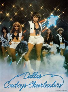 an advertisement for the movie dallas cowboys cheerleaders