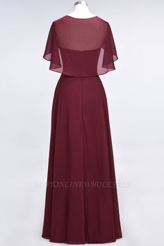 Elegant Short Sleeve Chiffon Bridesmaid Dress, Chiffon Bridesmaid Dress With Short Sleeves, Short Sleeve Chiffon Dress For Wedding, Chiffon Wedding Dress With Short Sleeves, Chiffon Short Sleeve Dress For Wedding Guest, Chiffon Dress For Wedding Guest With Short Sleeves, Short Sleeve Chiffon Bridesmaid Dress For Party, Red Short Sleeve Bridesmaid Dress, Chiffon Wedding Guest Dress With Short Sleeves