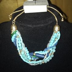 Nwt Multi Strand Turquoise & Blue Beaded Bracelet With A Sliding Adjustable Fastener. Opened At Its Maximum It Measures 3 3/4” Across. Slide It On, And Pull The Ends To Cinch It Tighter Against Your Wrist. One Size Fits Most! Versatile To Dress Up Or Down! Super Cute! Perfect For Everyday Wear! Several Other Gorgeous Catherines Pieces In My Closet For Sale! Bundle Two Or More And Instantly Save 15% Plus Pay One Shipping Price! Professional Seller. Packaged With Care. I Ship Promptly Same Day/Nex Adjustable Blue Multi-strand Jewelry, Adjustable Multi-strand Blue Jewelry, Casual Turquoise Jewelry For Party, Adjustable Blue Multi-strand Beaded Necklace, Adjustable Blue Beaded Necklaces For Party, Adjustable Turquoise Beaded Necklaces For Party, Beach Charm Bracelet, Small Bead Bracelet, Coil Bracelet