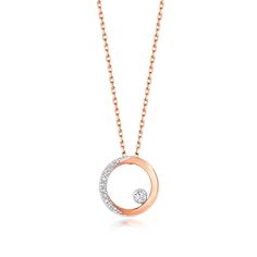 Pretty circle of life diamond pave set pendant with 17"/43cm chain, crafted in hallmarked 9 carat gold. Choose from rose, white or yellow gold. Pendant size approx 10x10mm Total diamond weight 0.06ct, H colour I1 clarity  Gold weight 1.3g Your jewel is presented in an elegant JQS branded gift box. Your Guarantee of Purity - This product is real 9K Gold --------------------------------------------------------------------------- All of our 9K gold products comply with the UK Hallmarking Act so you Diamond Circle Necklace, Necklace Circle, Gold Circle Necklace, Jewelry By Material, Luxury Diamonds, Circle Pendant Necklace, Circle Diamond, Gold Circle, Gold Diamond Necklace