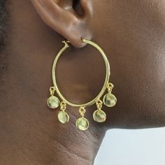 Coin hoop earrings crafted from brass with a gold tone finish feature an inner diameter of approximately 1.7 inches and are designed to be weightless for comfortable wear. These earrings make a perfect addition to any outfit with their classic yet modern appeal. They are also lightweight, ensuring you can wear them all day without any discomfort. 100% brass metal Inner diameter - 1.7 inches Weightless Handcrafted, so expect minor variations Earring Crafts, Affordable Jewelry, Online Jewelry Store, Exquisite Jewelry, Brass Metal, Online Jewelry, Beautiful Necklaces, Gold Tones, Online Store