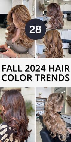 Fall Hair Trends For Brunettes, Hair Colour Long Hair Color Trends, Fall Hair From Blonde To Brunette, Fall Hair Colors For Auburn Hair, Fall Hair Colors With Red, Fall Trend Hair Color, Curly Hair Colors For Fall, Hair Color Trend Fall 2024, New Fall Hair Colors 2024