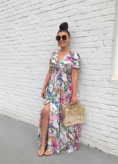 Curvy Fashion Summer, Julia Marie, Flare Maxi Dress, Patterned Maxi Dress, Atlanta Fashion, Plus Size Fashion For Women, Curvy Dress, Curvy Girl Outfits, Curvy Outfits