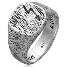 The Thunder ring is made from oxidized 925 Sterling silver and features a hand hammered facet with a lightning bolt symbol. Lightning symbolizes power and strength as well as the fickle nature of humankind and the world in general. The carving on the inside of the ring says "What is Life without a little Risk" – a reminder to take risks and deal with all those uncertainties that life throws at you and to embrace them with courage and strength. made from oxidized 925 Sterling silver this product What Is Life, Real Jewelry, Take Risks, Men's Jewelry Rings, Pearl Gemstone, Timeless Jewelry, Mens Jewelry Bracelet, Lightning Bolt, Recycled Sterling Silver