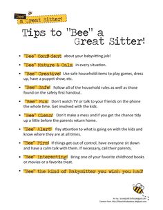 a screen shot of a website page with the text tips to bee't a great sister