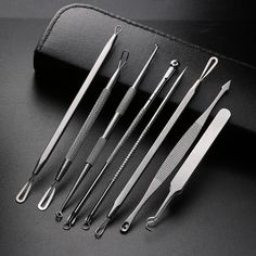 Pimple Popper Tool, Blackhead Extractor Tool, Blackhead Remover Tool, How To Remove Pimples, Professional Skin Care Products, Remove Acne, Skin Care Kit, Beauty Tool, Face Skin Care