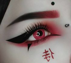 Fox Inspired Makeup Look, Halloweenský Makeup, Anime Eye Makeup, Drag Make-up, Punk Makeup, Makeup Drawing, Anime Makeup, Cute Eye Makeup, Graphic Makeup