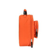 Lego Brick Wall Lunch Bag - Orange Functional Portable Lunch Bag, Portable Functional Lunch Bag, Durable Functional Lunch Bag For Travel, Functional Everyday Portable Lunch Bag, Durable Functional Rectangular Lunch Bag, Rectangular Orange Backpack For School, Durable Functional Outdoor Lunch Bag, Modern Orange Rectangular Satchel, Rectangular Orange Bag With Handles