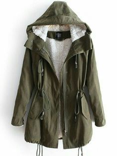 . Drawstring Coat, Outfit Essentials, Parka Women, Fleece Coat, Winter Jackets Women, Parka Jacket, Canada Goose, Autumn Winter Fashion