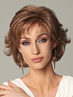 Oblong Face Shape, Gabor Wigs, Buttery Blonde, Blonde Bob Wig, Chic Hair, Best Wigs, Shag Haircut