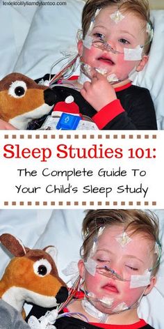 two children with their faces covered in paper and the words sleep studies 101 on them