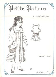 18"  19" Doll dress Antique vintage look sewing pattern uncut  5009 Sewing Pattern ~ uncut copy     All pieces are included along with the Instruction sheet.    If you have any question on this pattern please emails me...   If this pattern is not the right size and if you have the means to re-size this pattern yourself.                                     I would be happy to add a FREE copy of this Pattern Scaling Chart to your order.                         Just leave me a Note at Check out.. T American Girl Doll, Doll Dress, Girl Dolls, Vintage Look, Antique Vintage, Have Fun, American Girl, Vintage Looks, Sewing Pattern