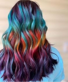 Glitch Hair, Rainbow Hair Color Ideas, Hair Winter, Hair Rainbow, Pulp Riot Hair Color, Trending Hair, Hair Messy, Perfect Hair Color, Pulp Riot Hair