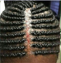 Oh my gosh, this is the best hair hack EVER!  Thank you to @quintymijam for sharing!! Kids Cornrow Hairstyles Natural Hair, Two Cornrow Braids, Natural Cornrow Hairstyles, Kids Cornrow Hairstyles, Long Cornrows, Cornrows Styles, Tight Braids, Natural Braids, Braided Cornrow Hairstyles