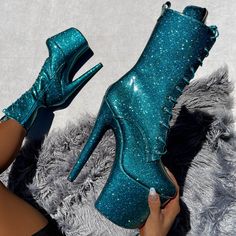 The Glitterati Boot - Ocean Eyes - 8 INCH, stripper shoe, stripper heel, pole heel, not a pleaser, platform, dancer, pole dance, floor work Croatia Yacht Week, Croatia Yacht, Yacht Week, Low Ankle Boots, Ocean Eyes, Leopard Boots, Pole Wear, Clear Shoes, Purple Suede