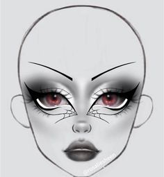 Spiderweb Makeup, Eyeliner Inspiration, Goth Makeup Looks, Goth Eye Makeup, Everyday Goth, Gyaru Makeup, Makeup Drawing, Alt Makeup, Face Chart