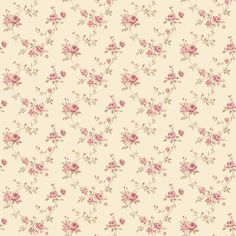 sample floral trail green red wallpaper from the miniatures 2 collection by galerie wallcoverings 1 Galerie Wallpaper, Trail Design, English Country Garden, Spring Background, Cream Wallpaper, W Wallpaper, English Country Gardens, Pip Studio, Country Garden