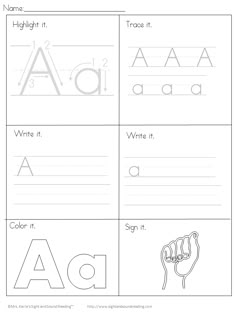 worksheet for beginning and ending the letter a to z, with pictures of letters