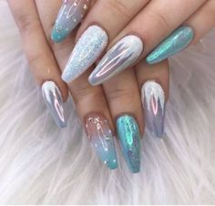 Looking for frozen nail design ideas? Here are 22 examples Frozen Nail Designs, Olaf Nails, Disney Frozen Nails, Frozen Nail Art, Frozen Nails, Disney Princess Nails, Nails Design Ideas, White Nail Designs