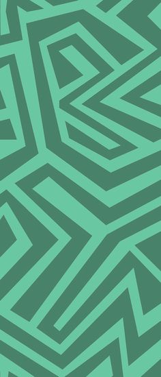 an abstract green background with wavy lines and zigzag shapes in the center