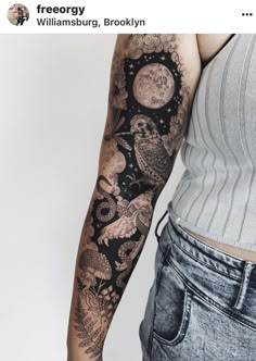 a person with a tattoo on their arm