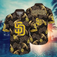 MLB San Diego Padres Hawaiian Shirt Floral Symphony Gift For Fans  It’s the perfect combination of Hawaiian style and MLB fandom. These unique MLB Hawaiian shirts are a must-have for football enthusiasts. Show your team spirit in a fun and tropical way by the beauty of Hawaii. Made from high-quality materials, they provide comfort and... Sports Fan Shirt With Team Logo, Short Sleeve Team Name Shirt For Fans, Team Spirit Shirt With Team Logo, Collegiate Short Sleeve Fan Gear Shirt, Collegiate Team-colored Shirt For Sports Events, Collegiate Shirt For Sports Events In Team Colors, Game Day Shirt With Team Logo And Short Sleeves, Sports Season Shirt With Team Logo, Team-colored Short Sleeve Shirt With Team Logo