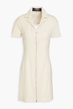 Dresses Plain, Jacquemus Dress, Dress Stretch, Purple Mini Dresses, Dress For Woman, Beige Dresses, Mini Dresses For Women, Mini Cocktail Dress, Tennis Dress