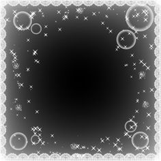 an abstract black and white photo with bubbles in the middle, on a dark background