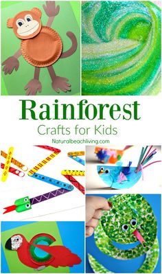 the rainforest crafts and activities for kids to make