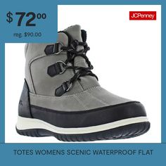 Features: WaterproofClosure Type: ZipperShaft Circumference: 13-16 InchesBoot Shaft Height: 5 InchesUpper/Outer Base Material: 100% SyntheticShoe Lining Material: FleeceSole Material Content: 100% SyntheticCalf Width: RegularToe Type: Moc Toe, Closed ToeHeel Style: Flat HeelCountry of Origin: Imported Sporty Waterproof Rain Boots For Winter, Waterproof Ankle Boots For Rainy Winter Weather, Winter Waterproof Ankle Boots For Rainy Weather, Round Toe Waterproof Boots For Rainy Winter Weather, Waterproof Round Toe Boots For Rainy Winter Weather, Winter Waterproof Boots With Round Toe For Rainy Weather, Waterproof Boots For Rainy Winter Weather, Insulated Boots For Rainy Winter Weather, Insulated Waterproof Boots For Rainy Winter Weather