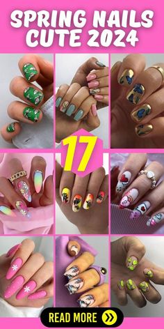 Hot Nails Trends, Bold Nail Art, Flirty Style, April Nails, Chic Nail Art, Golden Nails, Short Gel Nails, Nails Cute, Long Nail Designs