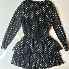 Cute Little Polka Dot Dress From Zara Brand New With Tags. No Flaws Casual Zara Polka-dotted Mini Dress, Casual Zara Mini Dress With Polka Dot Pattern, Zara Polka Dot Mini Dress, Chic Zara Polka Dot Mini Dress, Zara Polka Dot Dress, Zara Brand, Zara Black, Dot Dress, Polka Dot Dress