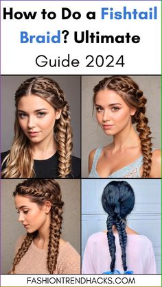 Want to master the art of a fishtail braid? This ultimate 2024 tutorial guide breaks down every step, making it easy for beginners and pros alike. With clear instructions and helpful tips, you'll learn how to create a stunning fishtail braid that works for any occasion. Perfect for upgrading your hairstyle game, this guide gives you everything you need to achieve a chic and stylish look with ease. Easy Braids For Beginners, Braids For Beginners, Fishtail Braid Updo, Short Permed Hair, Celtic Hair, Medieval Hairstyles, Braid Updo, Fishtail Braid Hairstyles