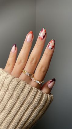 Check out what I found on Amazon! #ShopByInterest Nail Art For Fall, Thanksgiving Nail Ideas, Berry Nails, Thanksgiving Nail Designs, Thanksgiving Nail, Floral Nail Designs, Trendy Nail Art Designs, Floral Nail, House Apartment