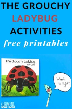 the grouchy ladybug activities free printables