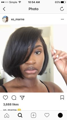 Cute Short Bob, Natural Hair Bob Cut, Straight Natural Hair, Cap Hairstyles, Natural Hair Bob, Silk Press Hair, Bob Hair Style, Growing Out Hair, Cute Short Hairstyles