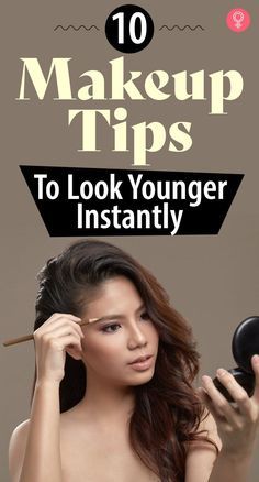 Tips To Look Younger, Makeup By Age, Makeup To Look Younger, Youthful Makeup, Makeup Tips For Older Women, Anti Aging Makeup, Makeup For Older Women