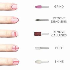 Acrylic Nail Drill, Nails File, Manicure Tutorials, Diy Pedicure, Nail Techniques, Pedicure At Home, Diy Acrylic Nails